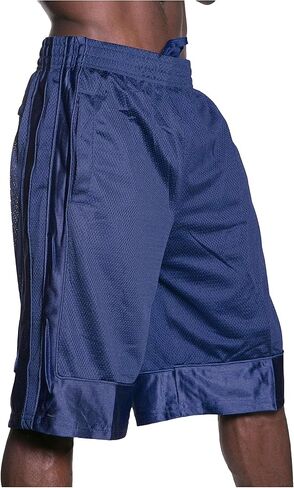 Shaka Wear Men's Basketball Shorts – Mesh Workout Gym Sports Active Running Athletic Pants with Pockets Regular Big S ~ 5XL in Kuwait