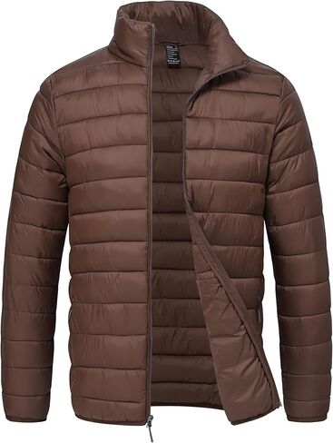 Rapoo Men's Puffer Jackets Lightweight Winter Jackets Coats Water Resistant Windproof Insulated in Kuwait