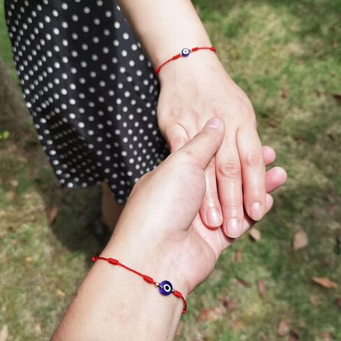 Evil Eye Bracelet for Women Men Kabbalah 7 Knot Red String Protection Blue Bracelet Mal Be Ojo Mexican Energy Luck Baby in Saudi Arabia