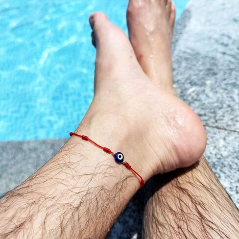 Evil Eye Bracelet for Women Men Kabbalah 7 Knot Red String Protection Blue Bracelet Mal Be Ojo Mexican Energy Luck Baby in Saudi Arabia