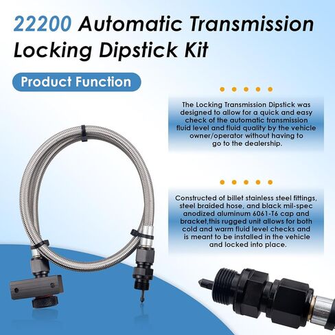 مجموعة عصا قياس قفل ناقل الحركة الأوتوماتيكي 22200، متوافقة مع شاحنات فورد 2010-2017 F-150 مع ناقل الحركة 6R80، 10R80، 4R70E و4R75E in Kuwait