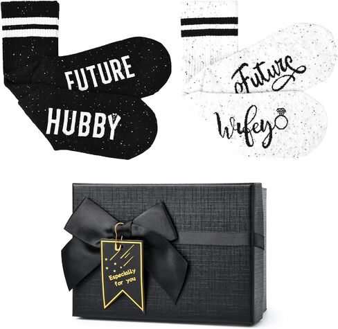 Engagement Gifts for Couples 2025, Gifts for Newly Engaged Couples, Wedding Socks Couple Socks Bride and Groom Socks in Saudi Arabia