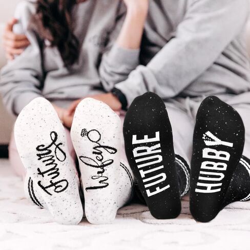 Engagement Gifts for Couples 2025, Gifts for Newly Engaged Couples, Wedding Socks Couple Socks Bride and Groom Socks in Saudi Arabia