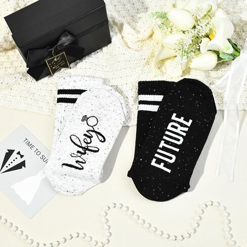 Engagement Gifts for Couples 2025, Gifts for Newly Engaged Couples, Wedding Socks Couple Socks Bride and Groom Socks in Saudi Arabia