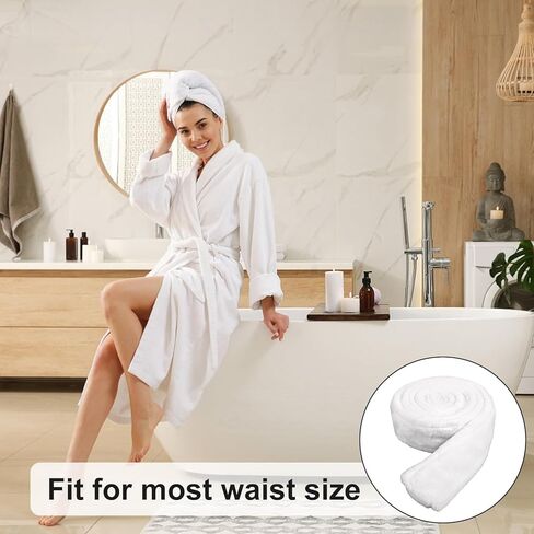 Robe Belt, Soft Robe Belt Replacement Flannel Robe Tie Replacement Bathrobe Belt Replacement for Men Women in Kuwait