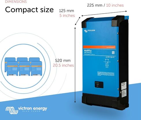 Victron Energy MultiPlus Pure Sine Wave Inverter Charger for 80 amp Battery, 2000VA 12-Volt in Kuwait