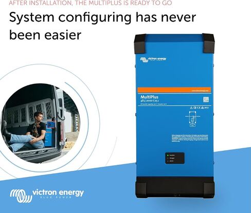 Victron Energy MultiPlus Pure Sine Wave Inverter Charger for 80 amp Battery, 2000VA 12-Volt in Kuwait