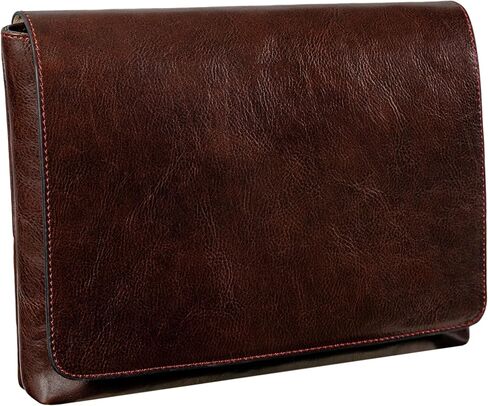 Time Resistance Leather Messenger Bag for Men - Crossbody Bag - Full Grain Leather - Tablet Sized Shoulder Bag in Kuwait