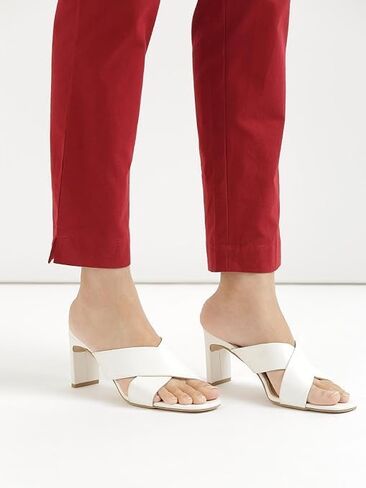 Meyali Cotton Pants for Women | Elastic Waist Pull on Leggings | Ankle Length Casual Pants in Kuwait
