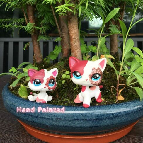 Custom-Made Baby for Short Hair Cat #852 Tan Spotted Leopard 1 Inch Kitty Mini Pet Shop Kitten Toys in Saudi Arabia