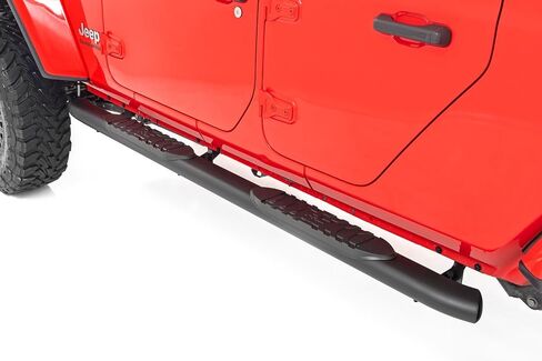 Rough Country Oval Steps for 2020-2023 Jeep Gladiator JT - 21015 in Saudi Arabia
