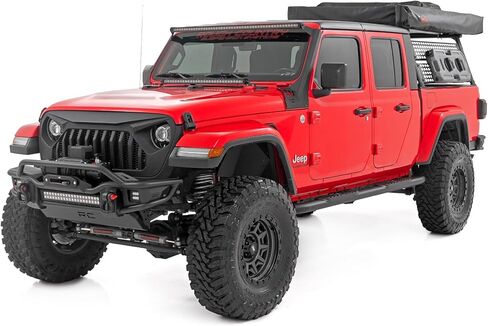 Rough Country Oval Steps for 2020-2023 Jeep Gladiator JT - 21015 in Saudi Arabia