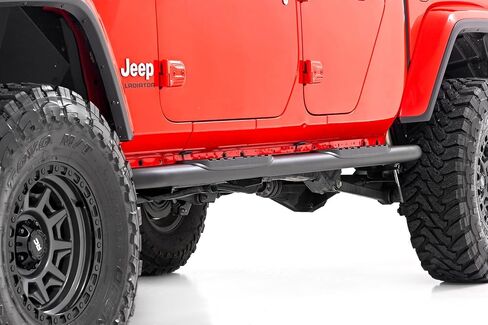 Rough Country Oval Steps for 2020-2023 Jeep Gladiator JT - 21015 in Saudi Arabia