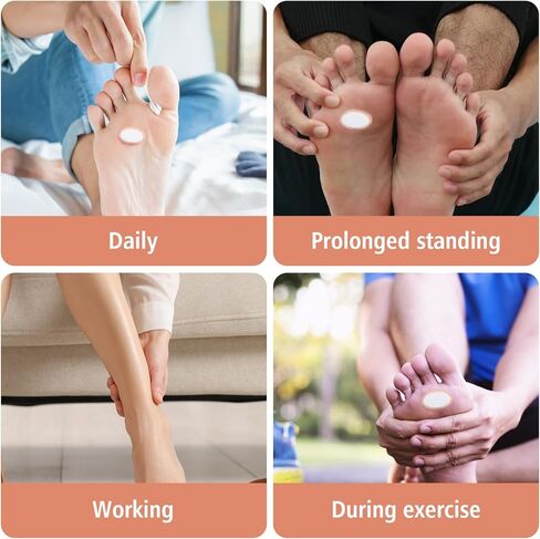 24 PCS Bunion Pads, Bunion Cushion Protector Pads Foot Callus Cushion Toe Cushions Pad to Wear with Shoes, Fabric Feet Heel Toe Protector Pads, Reduce Friction, Corn Cushions Patches for Women Men in Saudi Arabia