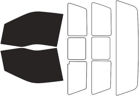 Rvinyl Window Tint Kit Compatible with Ford F-250 2017-2023 (2 Door Regular Cab) - Front Precut Kit - 20% in Saudi Arabia