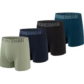 Ben Sherman Men's Micro Modal Boxer Briefs Underwear Lux Modal Moisture Wicking, Ultra Soft, Breathable & Comfortable
