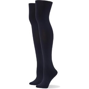 HUE No Nonsense Women's Yoga Waistband Blackout Tights