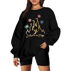 Magic Kingdom Sweatshirts for Women: Long Live All The Magic We Made Tshirt Magical Castle Vacation Pullover Top