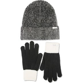 Nicole Miller New York womens Hat and Glove Set for Women Pack of 2 Winter Beanie Hats Soft & Warm Gloves Sets