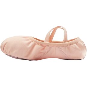 missfiona Girls Pink Ballet Shoes Toddler Canvas Ballet Slippers Dance Shoes for Boys/Little Kid/Big Kid/Women