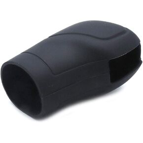 Universal Elastic Silicone Car Automatic Gear Shift Knob Cover Car Shifter Protector, Black