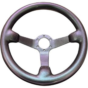 Universal 14in Carbon Fiber Racing Steering Wheel JDM 350mm 3"Depth Black Steering Wheel 6 Bolts (001)