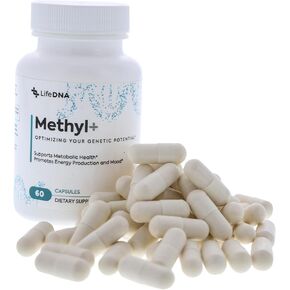 Methyl+ Methylated Vitamin Complex with Methylfolate and TMG for Homocysteine, Brain, Cardiovascular & Neurotransmitter Support