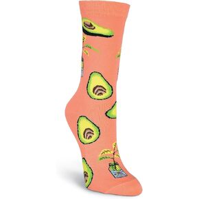 K. Bell Socks Women's Food and Drink Fun Novelty Crew Socks