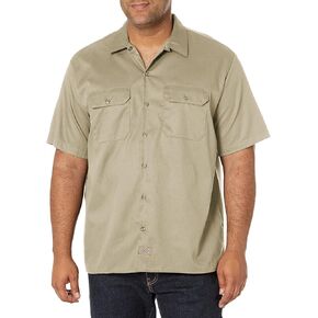 Dickies mens Flex Relaxed Fit Short Sleeve Work Shirt