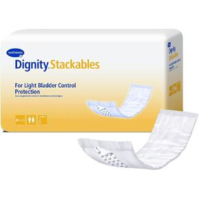 Dignity Stackables Unisex Incontinent Pad Barrier-Free 3-1/2 X 12 Inch 30053-180, 45 Ct