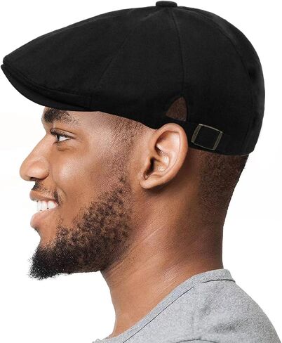 PanPacSight Men's Vintage Newsboy Gatsby Hat, Flat Ivy Cabbie Spring & Summer Light Weight Newsboy Cap for Men in Saudi Arabia