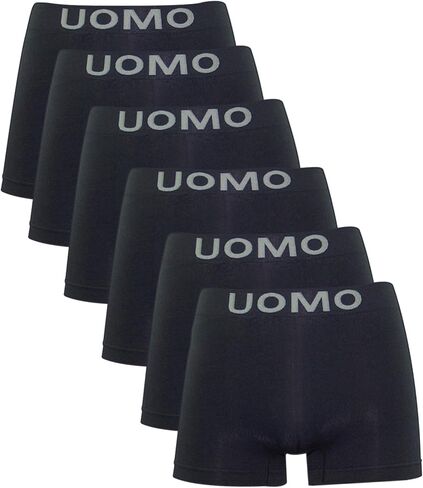 ملابس داخلية للرجال من Channo بدون خياطة: سراويل داخلية رائعة من الألياف الدقيقة - حزمة من القماش المطاطي الناعم المريح، دعم بدون علامات in Kuwait