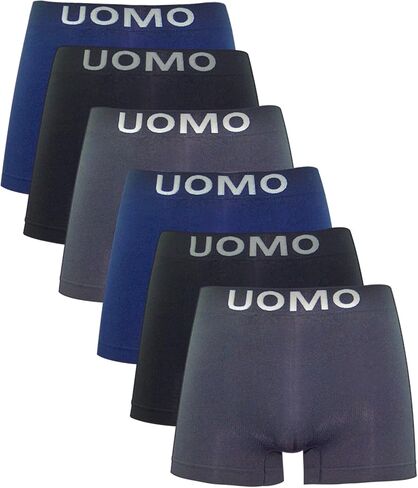 Channo Mens Seamless Underwear: Cool Microfiber Boxer briefs - Comfort Soft Stretch Fabric Pack, Support Tagless in Saudi Arabia