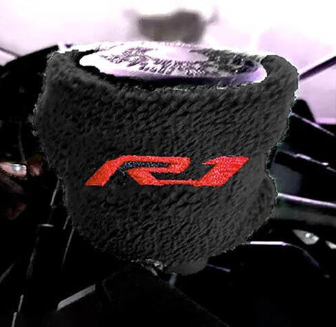 غطاء قطني لخزان فرامل الدراجة النارية من لوريك متوافق مع ياماها YZF R1 باللون الأسود in Kuwait