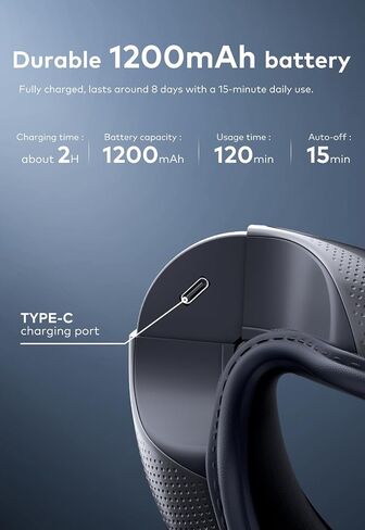 Llano Christmas Gift,2024 Latest Upgrade Eye Massager with Heat, Portable Eye Massage with Bluetooth Music, Smart Eye Mask Massager Sleep Mask Foldable Face Massager for Relax Dark Circles Dry Eyes in Saudi Arabia