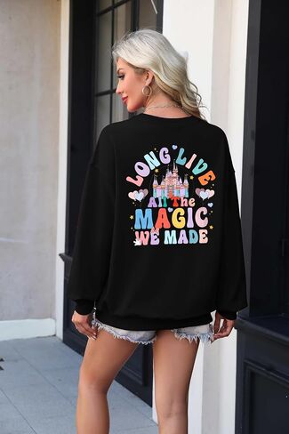 سويت شيرت Magic Kingdom للنساء: Long Live All The Magic We Made Tshirt Magical Castle Vacation Pullover in Kuwait