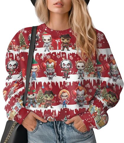 سترة قبيحة للرجال من Animal Knit Crewneck، سترة بأكمام طويلة للجنسين in Saudi Arabia