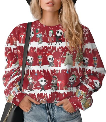 سترة قبيحة للرجال من Animal Knit Crewneck، سترة بأكمام طويلة للجنسين in Saudi Arabia