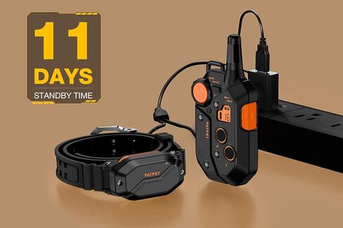 PATPET Dog Shock Collar for 60-100 lbs Dog - Waterproof 3/4 Mile Range E Collar, Dog Training Collar with Remote(15-150lbs) in Saudi Arabia