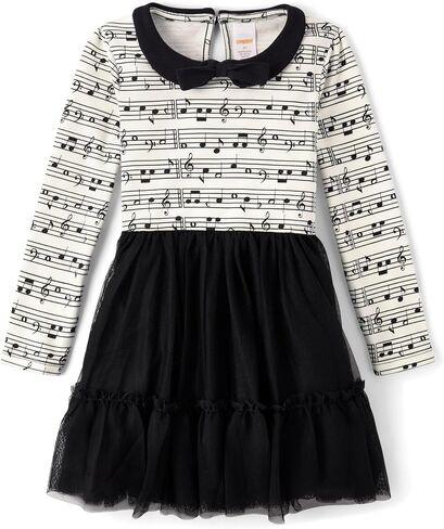 Gymboree Girls' and Toddler Long Sleeve Fit and Flare Dress in Saudi Arabia