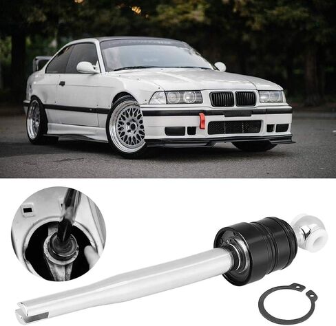 Acouto Short Throw Shifter Replacement for E30 E36 E39 M3 M5 3/5 Series Quick Shift Short Throw Shifter Kit with Gasket (Black) in Saudi Arabia