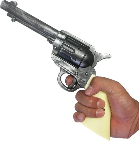 11.5 Inch Wild West Costume Prop Redemption Classic Foam Western Revolver Cowboy Sheriff Great for Costume and Cosplay, Halloween and Xmas Gift (B) in Saudi Arabia
