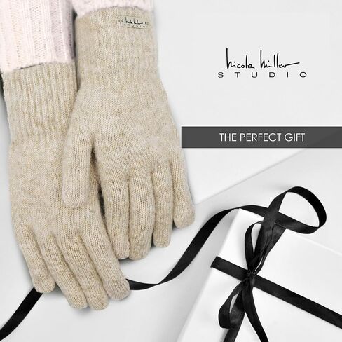 Nicole Miller New York womens Hat and Glove Set for Women Pack of 2 Winter Beanie Hats Soft & Warm Gloves Sets in Kuwait