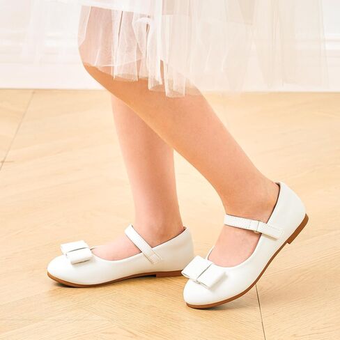 Stelle Girls Mary Jane Dress Shoes Ballerina Flat with Bow for Toddler/Little/Big Kids in Saudi Arabia