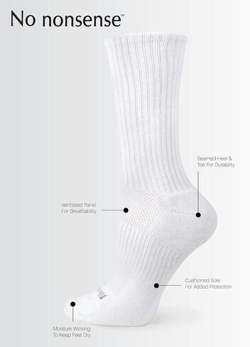 جوارب نسائية مبطنة ناعمة ومسامية من No Nonsense، عبوة من 6 أزواج in Kuwait
