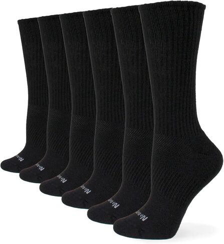 No Nonsense Women's Soft & Breathable Cushioned Crew Sock 6 Pair Pack in Saudi Arabia