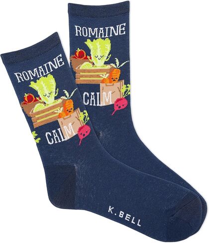 K. Bell Socks Women's Food and Drink Fun Novelty Crew Socks in Kuwait