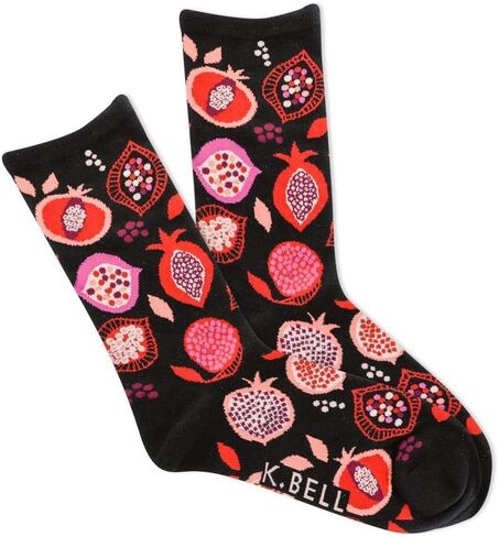 K. Bell Socks Women's Food and Drink Fun Novelty Crew Socks in Kuwait