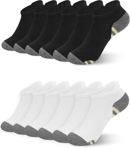 Copper Ankle Compression Socks for Women & Men 6Pairs- Plantar Fasciitis Arch Support Running Socks for Athletic in Saudi Arabia