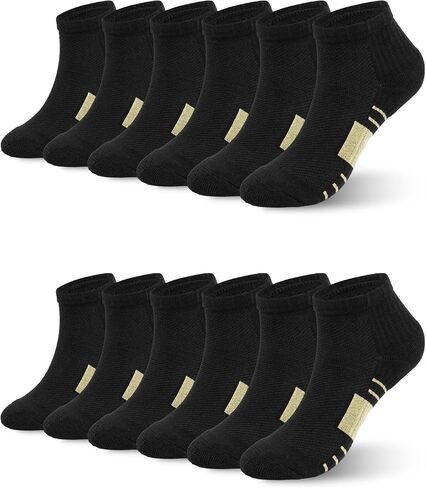 Copper Ankle Compression Socks for Women & Men 6Pairs- Plantar Fasciitis Arch Support Running Socks for Athletic in Saudi Arabia